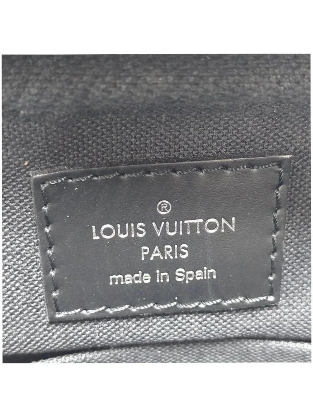 Authentic Louis Vuitton Ambler Damier Graphite Belt Bag Crossbody LV Luxury
